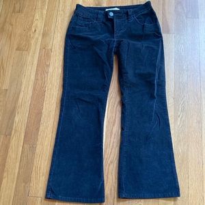 Levi’s 515 Flare Black corduroy jeans size 6P